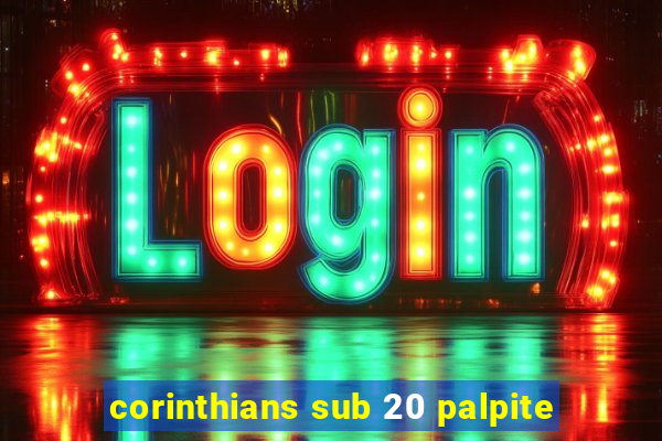 corinthians sub 20 palpite